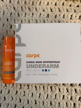 Clinical grade underarm regimen and groin powder